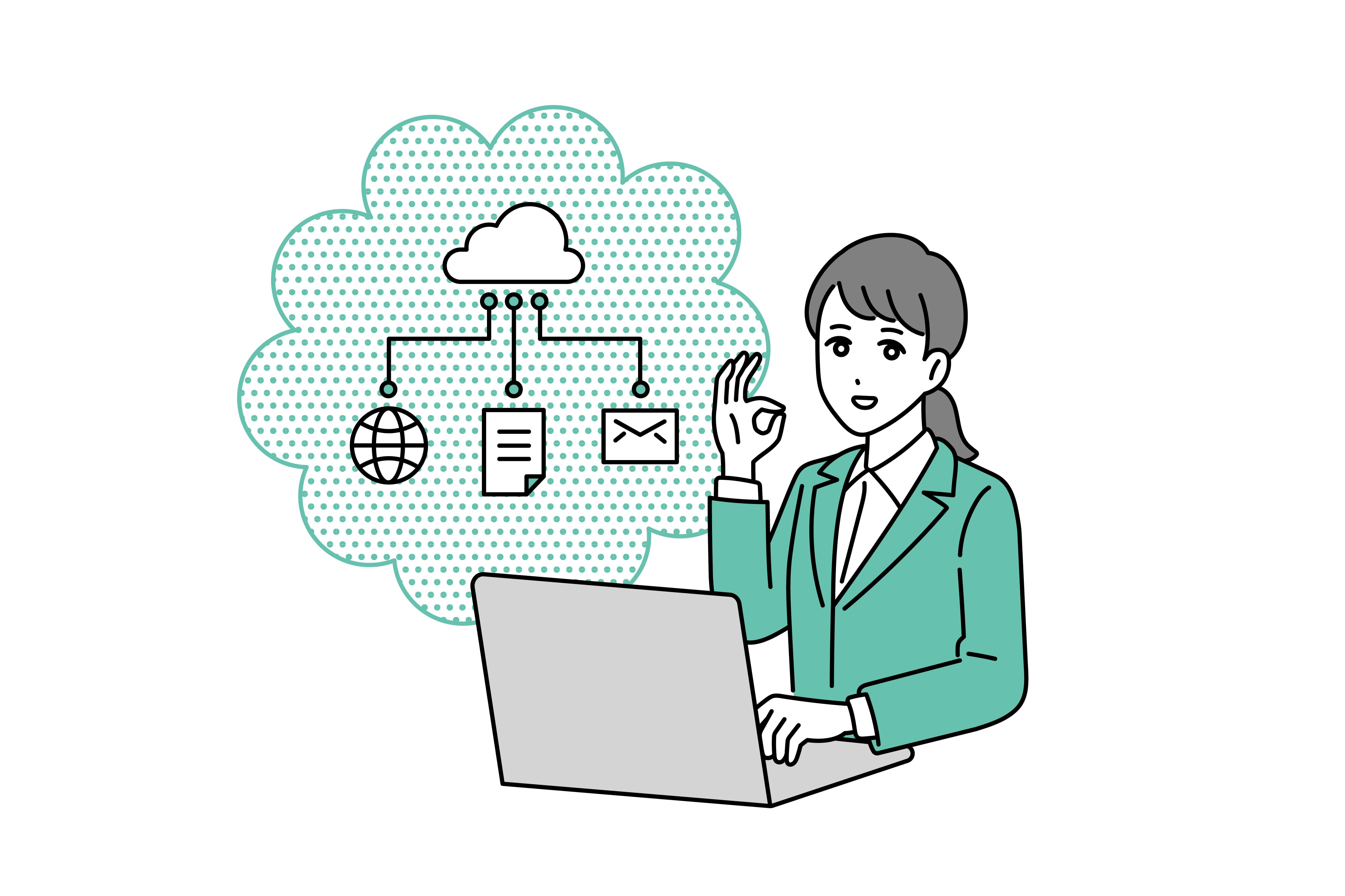 身の丈に合った提案を示すイラスト